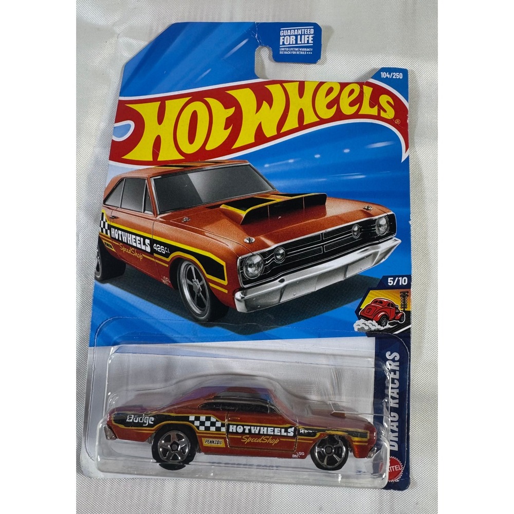 Hot Wheels 2024 Drag Racers 68 Dodge Dart Copper Orange 104/250 HRY55 5/10 New
